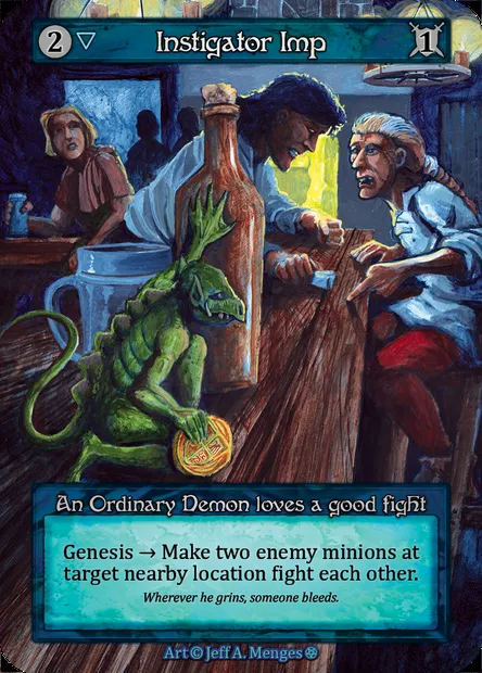 Instigator Imp, Sorcery card GOT 103 — Gothic set