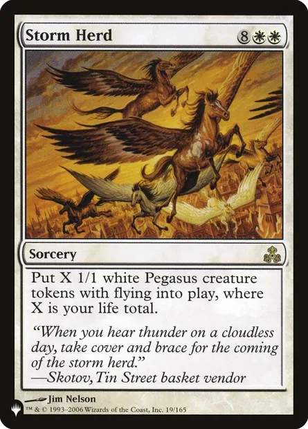Storm Herd, Magic card PLST GPT-19 — The List set
