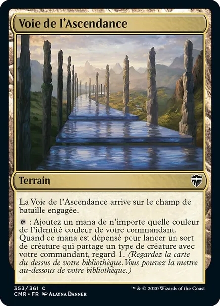 Voie de l'Ascendance, carte Magic CMR 353 — extension Commander Legends