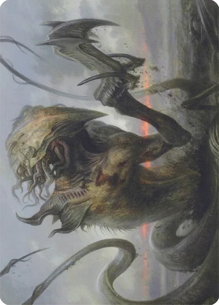 Dregscape Sliver // Dregscape Sliver, Magic card AMH1 27 — Modern Horizons Art Series set