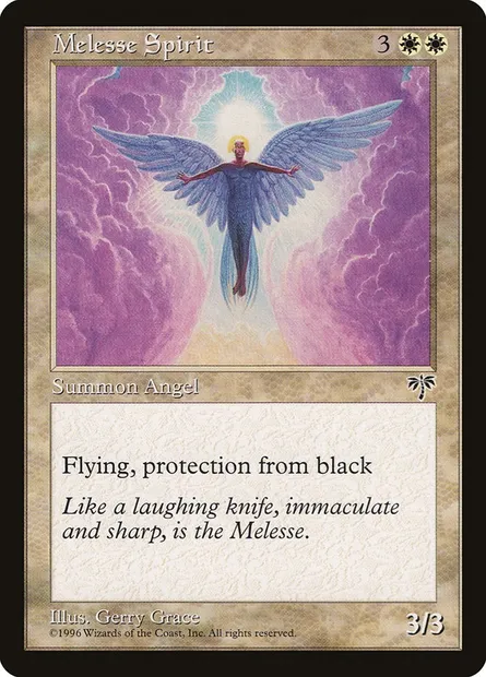 Esprit méliséen, carte Magic MIR 27 — extension Mirage