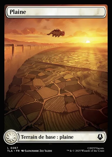 Plaine, carte Magic TLA 287 — extension Avatar: The Last Airbender