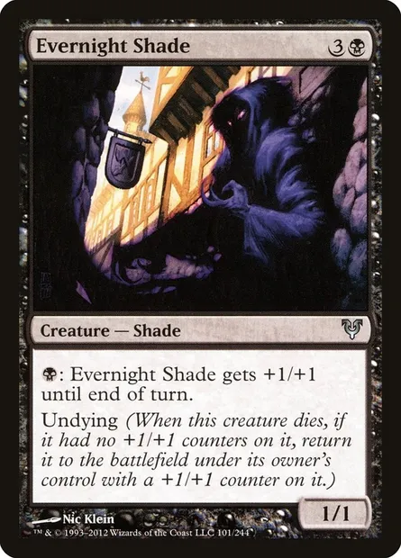 Evernight Shade, Magic card AVR 101 — Avacyn Restored set