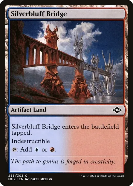Silverbluff Bridge, Magic card MH2 255 — Modern Horizons 2 set
