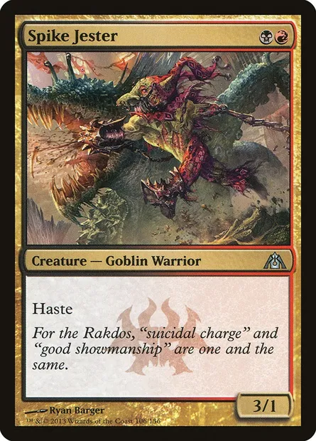 Spike Jester, Magic card DGM 106 — Dragon's Maze set