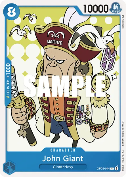 John Giant, One Piece card OP05-044 — AWAKENING OF THE NEW ERA set