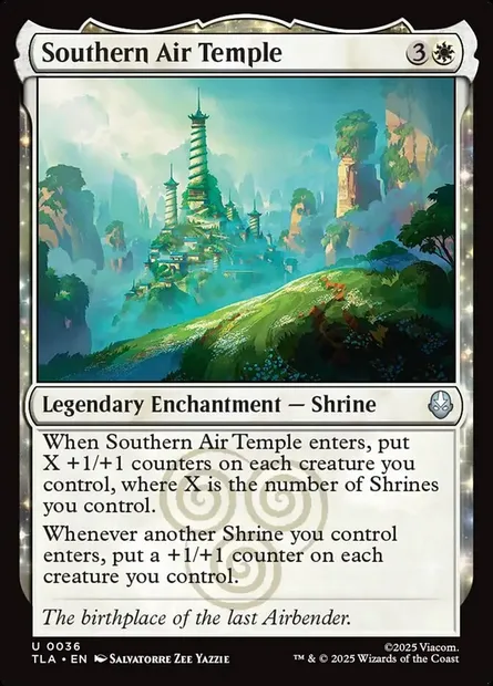 Southern Air Temple, Magic card TLA 36 — Avatar: The Last Airbender set