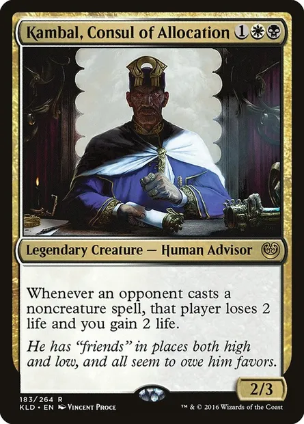 Kambal, Consul of Allocation, Magic card KLD 183 — Kaladesh set