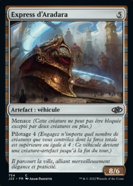 Express d'Aradara, carte Magic J22 754 — extension Jumpstart 2022