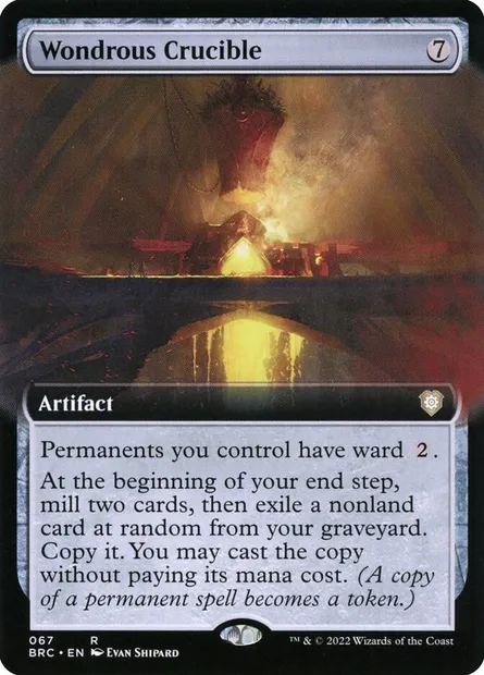 Wondrous Crucible, Magic card BRC 67 — The Brothers' War Commander set