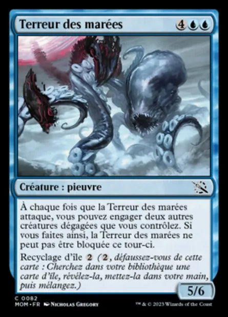 Terreur des marées, carte Magic MOM 82 — extension L'invasion des machines