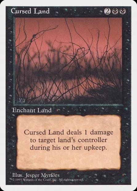 Cursed Land, Magic card RQS 17 — Rivals Quick Start Set set