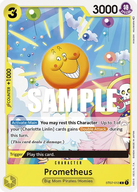 Prometheus, One Piece card ST07-013 — Big Mom Pirates set