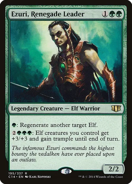 Ezuri, Renegade Leader, Magic card C14 195 — Commander 2014 set