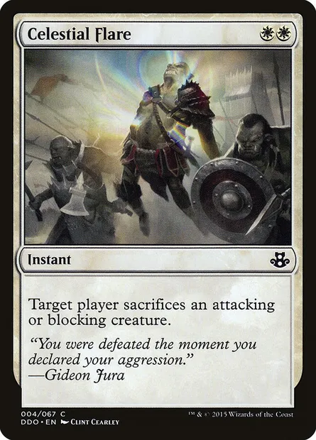 Celestial Flare, Magic card DDO 4 — Duel Decks: Elspeth vs. Kiora set