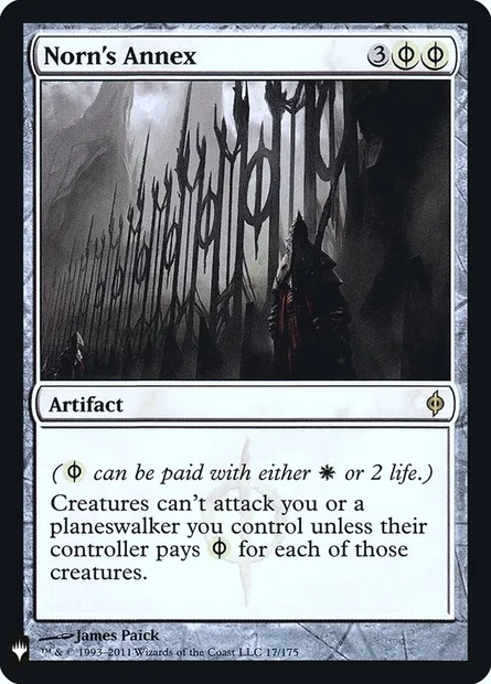 Annexe de Norn, carte Magic PLST NPH-17 — extension The List