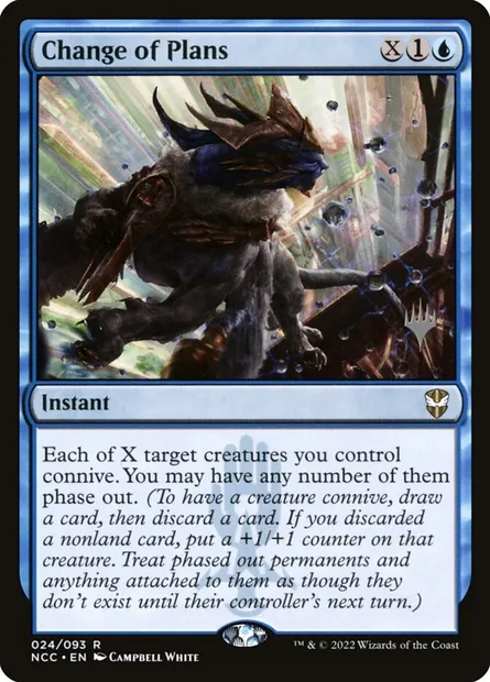 Change of Plans, Magic card PNCC 24p — New Capenna Commander Promos set
