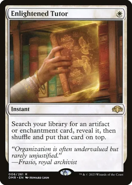Enlightened Tutor, Magic card DMR 6 — Dominaria Remastered set