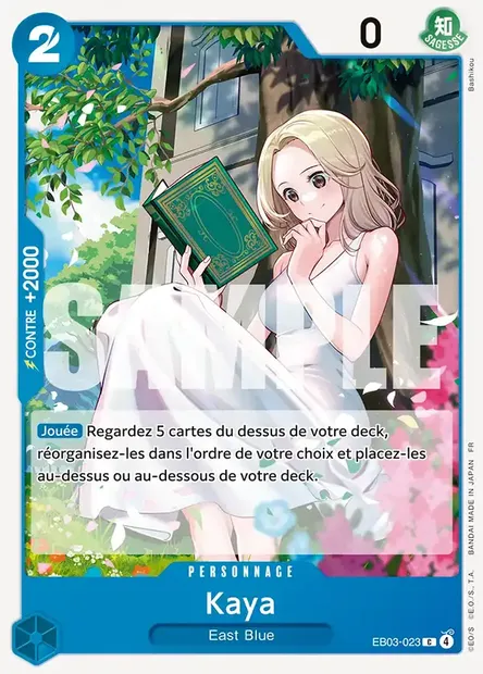 Kaya, carte One Piece EB03-023 — extension ONE PIECE HEROINES EDITION