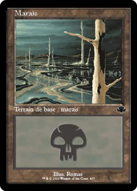 Marais, carte Magic DMR 407 — extension Dominaria Remastered