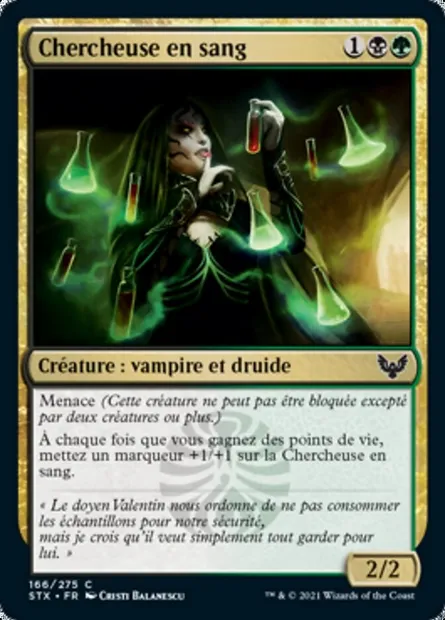Chercheuse en sang, carte Magic STX 166 — extension Strixhaven: l'Académie des Mages