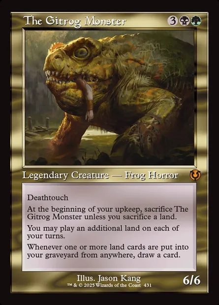 Le monstre de Gitrog, carte Magic INR 431 — extension Innistrad Remastered