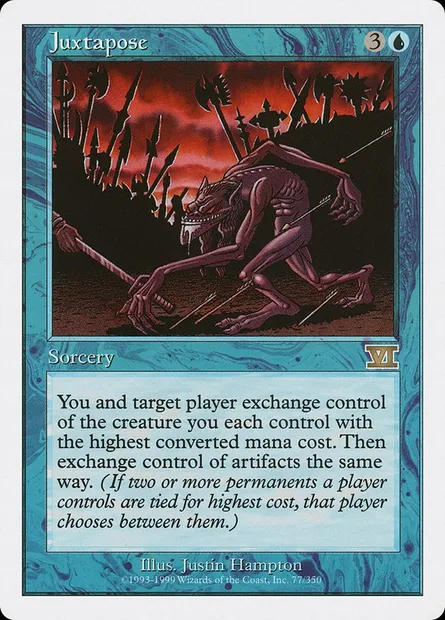 Juxtaposition, carte Magic 6ED 77 — extension Classic Sixth Edition