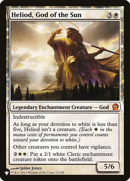 Heliod, God of the Sun, Magic card PLST THS-17 — The List set