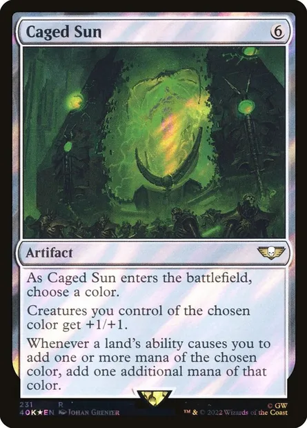 Caged Sun, Magic card 40K 231★ — Warhammer 40,000 Commander set