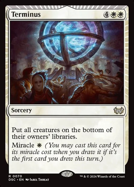 Terminus, Magic card DSC 70 — Duskmourn: House of Horror Commander set