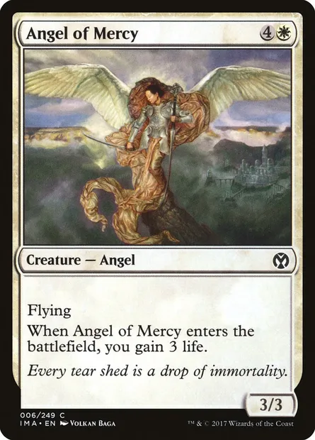 Ange de miséricorde, carte Magic IMA 6 — extension Iconic Masters