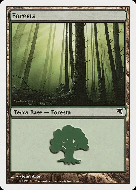 Forêt, carte Magic PSAL L36 — extension Salvat 2005