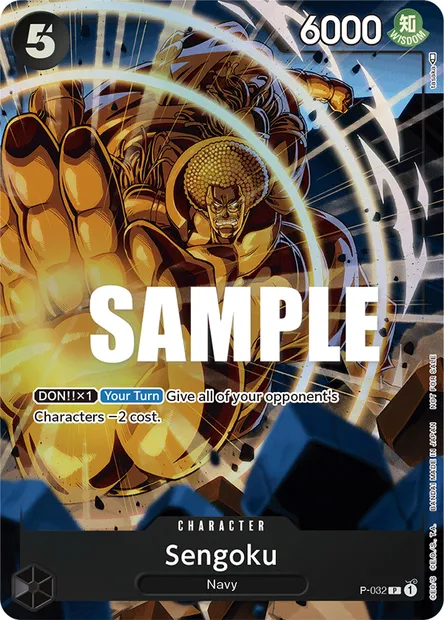 Sengoku, One Piece card P-032 — Promotion card set