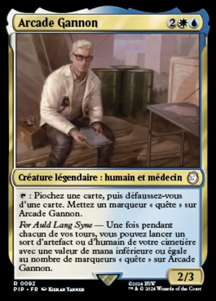 Arcade Gannon, carte Magic PIP 92 — extension Fallout