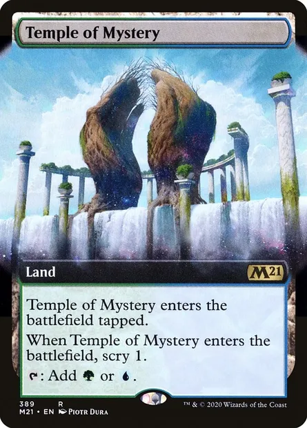 Temple of Mystery, Magic card M21 389 — Core Set 2021 set
