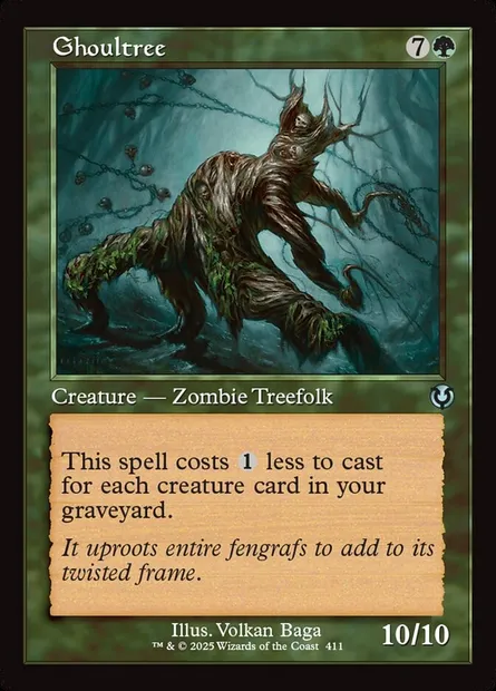 Ghoultree, Magic card INR 411 — Innistrad Remastered set
