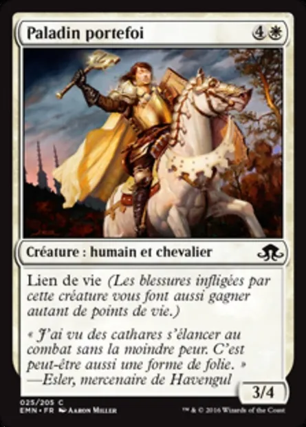 Paladin portefoi, carte Magic EMN 25 — extension La lune hermétique