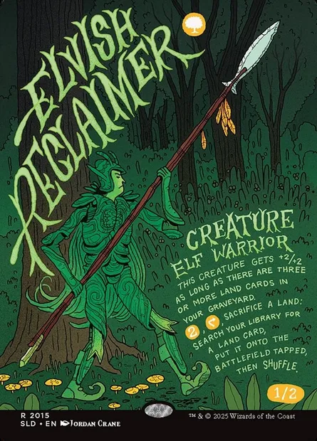 Recouvreur elfe, carte Magic SLD 2015 — extension Secret Lair Drop
