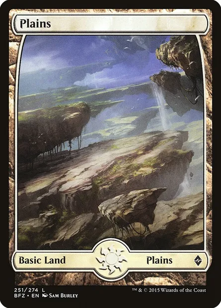 Plains, Magic card BFZ 251 — Battle for Zendikar set
