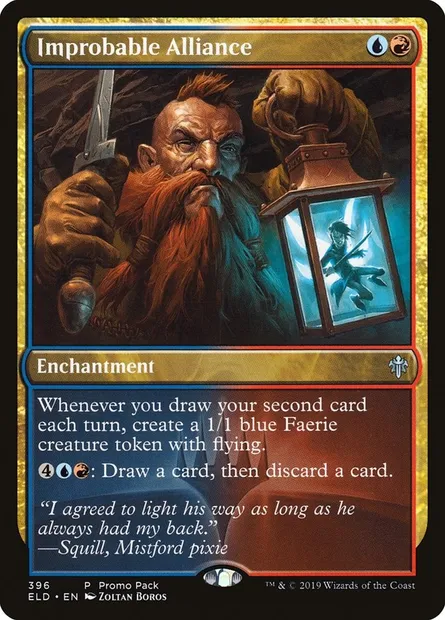Alliance improbable, carte Magic ELD 396 — extension Throne of Eldraine