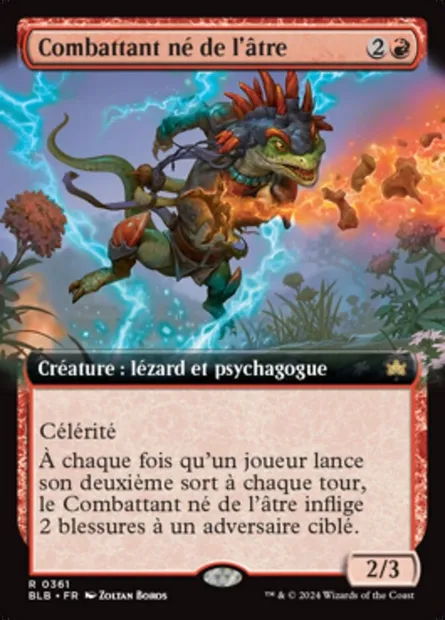 Combattant né de l'âtre, carte Magic BLB 361 — extension Bloomburrow