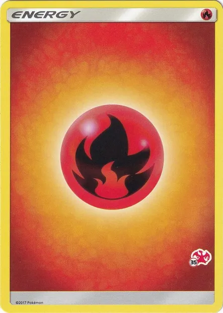 Fire Energy, Pokémon card BA20 35c — Battle Academy 2020 set