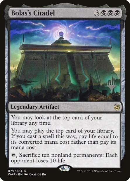 Citadelle de Bolas, carte Magic PWAR 79p — extension War of the Spark Promos