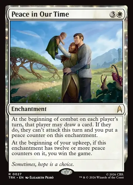 Peace in Our Time, Magic card TRK 27 — Star Trek set