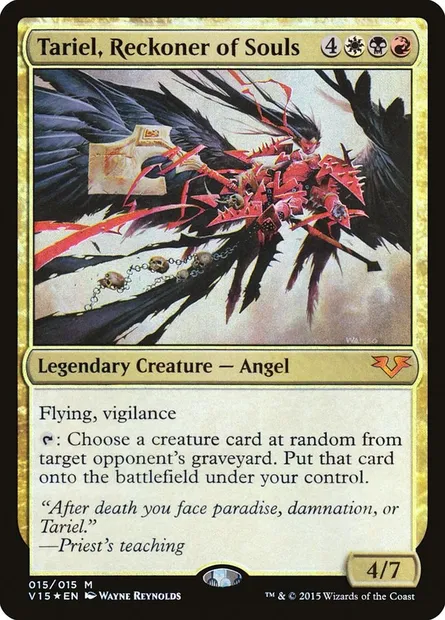 Tariel, Reckoner of Souls, Magic card V15 15 — From the Vault: Angels set