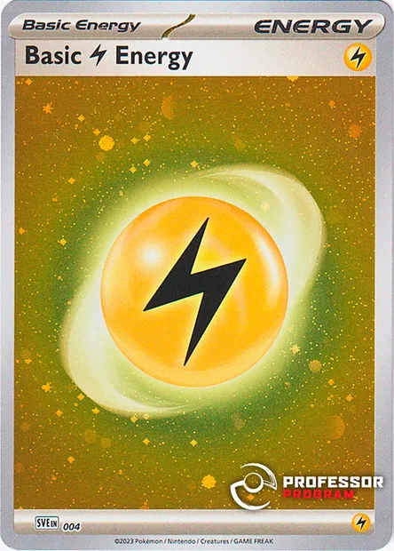 Basic Lightning Energy, Pokémon card PROF 004 — Professor Program set