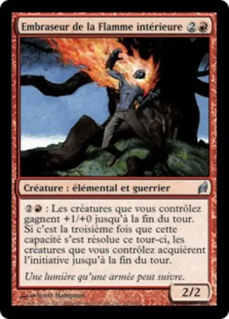 Embraseur de la Flamme intérieure, carte Magic LRW 182 — extension Lorwyn