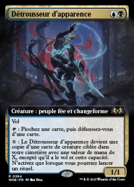 Détrousseur d'apparence, carte Magic WOE 364 — extension Wilds of Eldraine