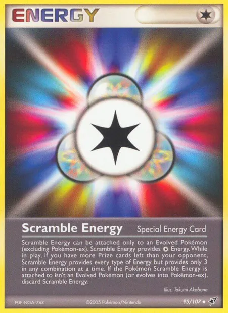 Scramble Energy, Pokémon card DX 95 — Deoxys set