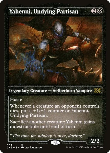Yahenni, Undying Partisan, Magic card 2X2 445 — Double Masters 2022 set